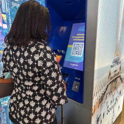 Ground Transportation Check-in at LGA Kiosks