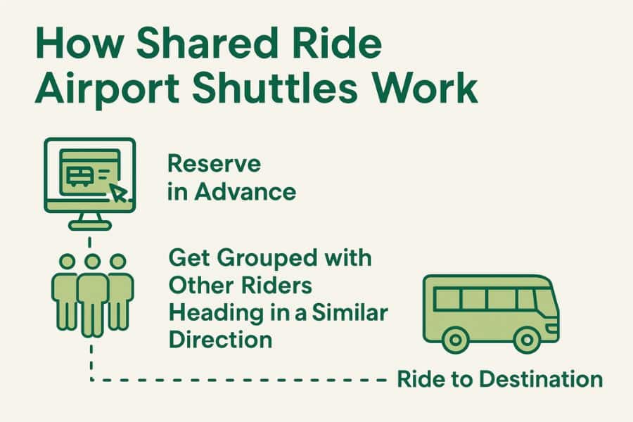 How airport shuttle service works